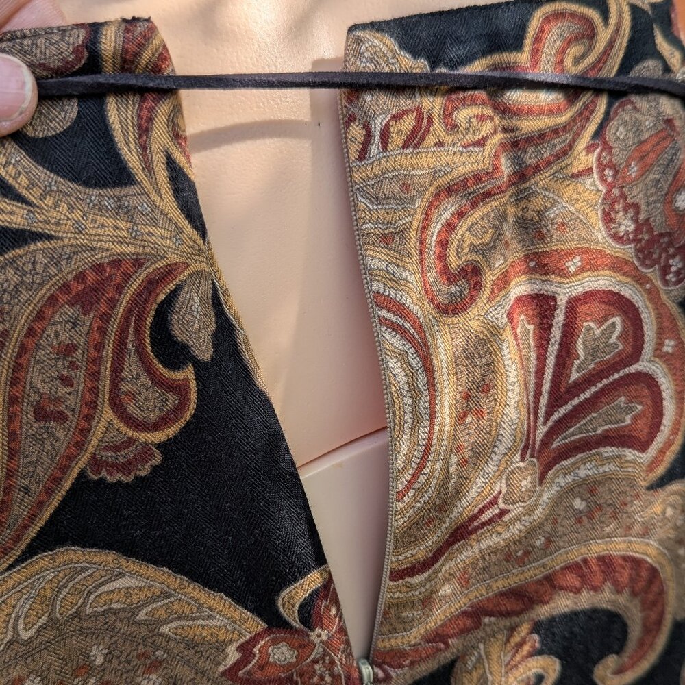 Liz Claiborne Paisley Midi Skirt - Picture 9 of 9